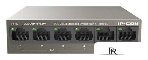 Настраиваемый коммутатор IP-COM G2206P-4-63W - Изображение №1 — Интернет-магазин ПроЗаказ