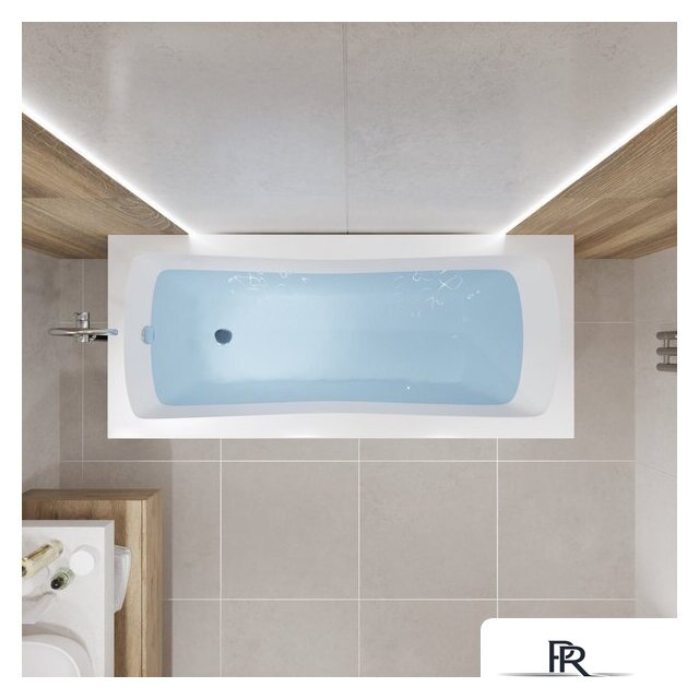 Ванна Lauter Bianca 140 21207140 (с ножками, серым подголовником) - Изображение №22 — Интернет-магазин ПроЗаказ