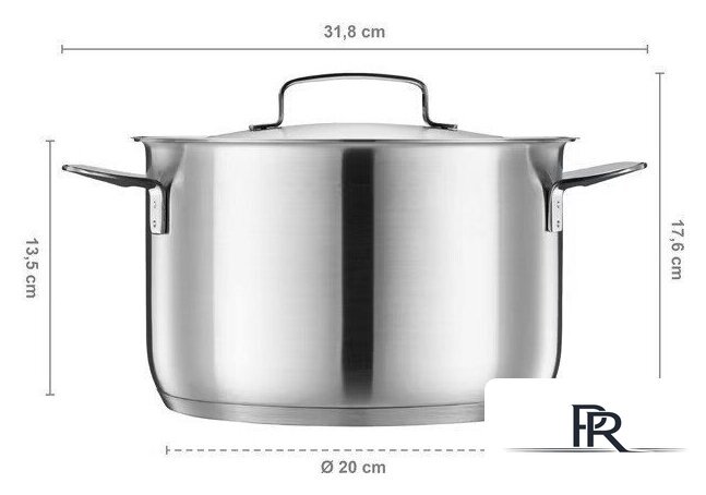 Кастрюля Fiskars All Steel 1064752 - Изображение №2 — Интернет-магазин ПроЗаказ