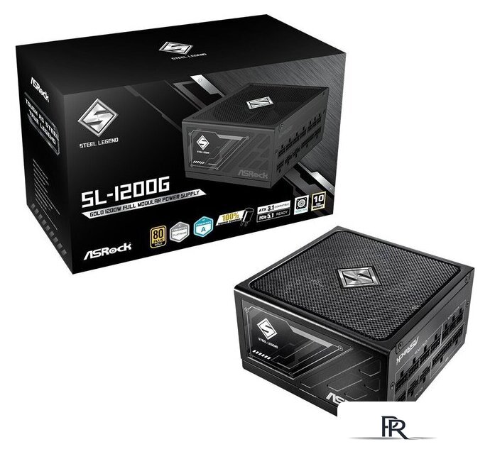 Блок питания ASRock Steel Legend 1200W SL-1200G - Изображение №2 — Интернет-магазин ПроЗаказ