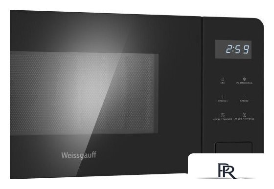 Микроволновая печь Weissgauff MWO-150 Black Glass - Изображение №2 — Интернет-магазин ПроЗаказ