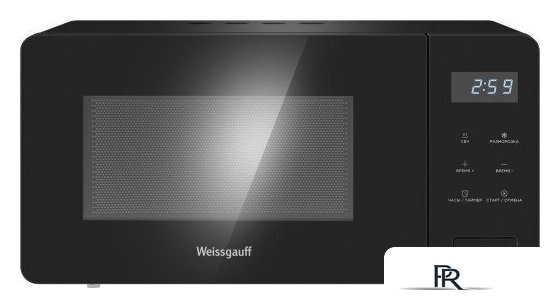Микроволновая печь Weissgauff MWO-150 Black Glass - Изображение №1 — Интернет-магазин ПроЗаказ