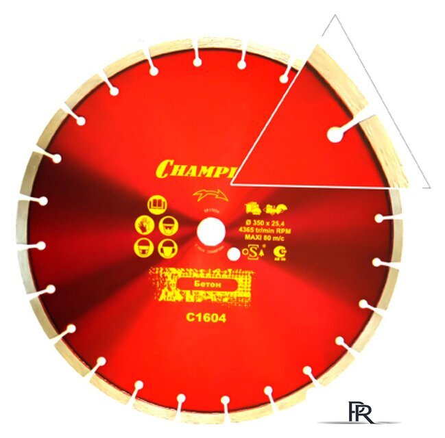 Отрезной диск алмазный  Champion C1604 - Изображение №1 — Интернет-магазин ПроЗаказ