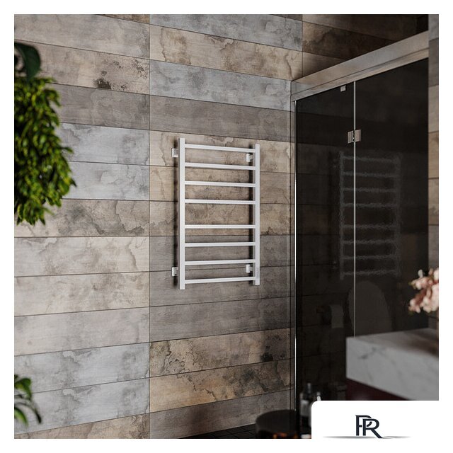 Полотенцесушитель Roxen Square BK-109SW-8T 11050-5385W (белый) - Изображение №5 — Интернет-магазин ПроЗаказ