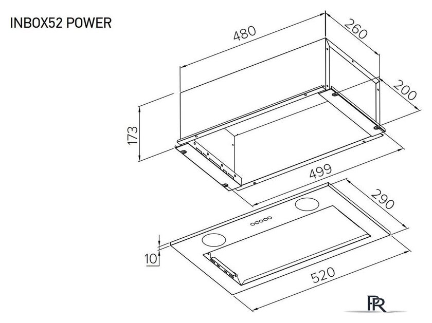 Кухонная вытяжка Meferi INBOX52WH Power - Изображение №13 — Интернет-магазин ПроЗаказ