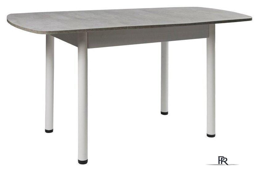 Кухонный стол ВВР ЛДСП Раздвижной (камень светлый/прямое белый) - Изображение №5 — Интернет-магазин ПроЗаказ