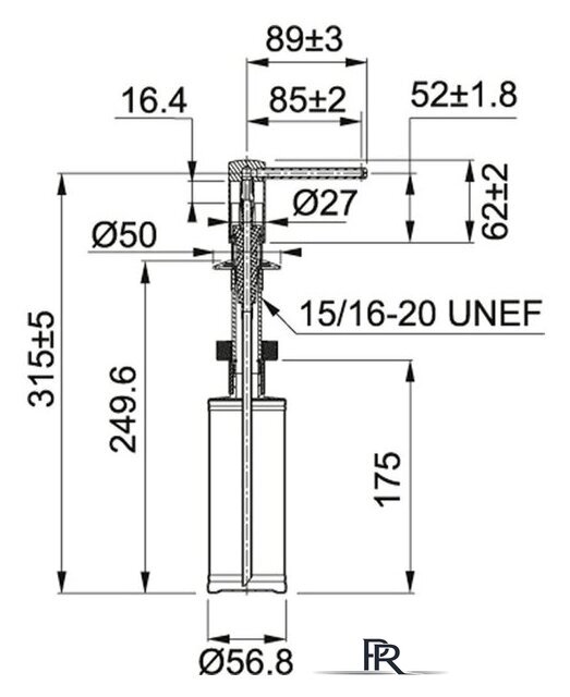 Дозатор для моющего средства Franke Comfort 119.0584.065 (хром) - Изображение №2 — Интернет-магазин ПроЗаказ