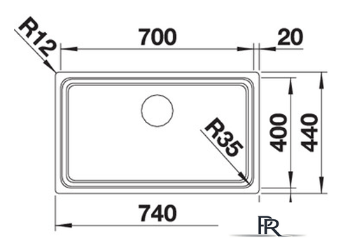 Кухонная мойка Blanco Etagon 700-IF (зеркальная полировка) 524272 - Изображение №5 — Интернет-магазин ПроЗаказ