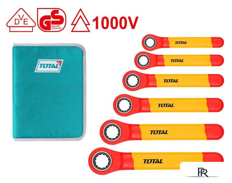 Набор ключей Total THKISPA0603 (6 предметов) - Изображение №2 — Интернет-магазин ПроЗаказ