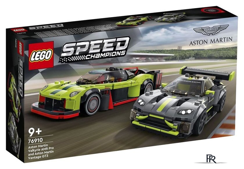 Конструктор LEGO Speed Champions 76910 Aston Martin Valkyrie AMR Pro+Vantage GT3 - Изображение №1 — Интернет-магазин ПроЗаказ