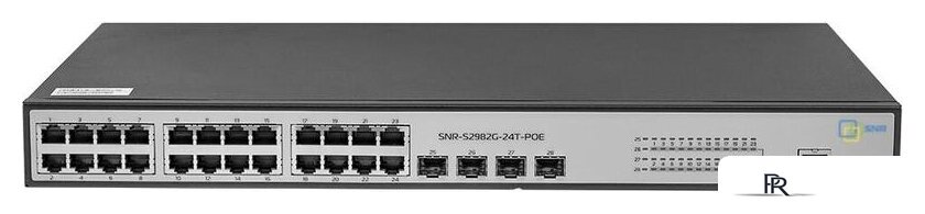 Управляемый коммутатор 2-го уровня SNR SNR-S2982G-24T-POE - Изображение №1 — Интернет-магазин ПроЗаказ