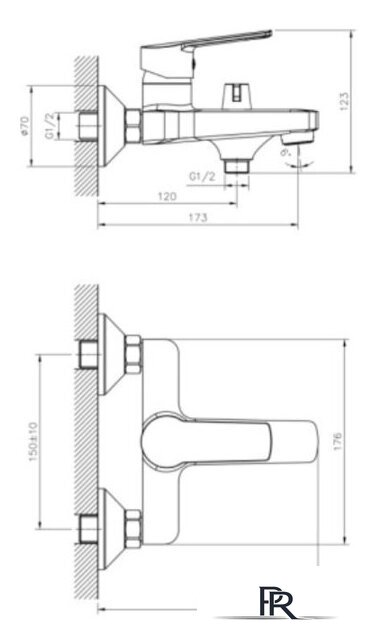 Смеситель Decoroom DR22036 - Изображение №2 — Интернет-магазин ПроЗаказ