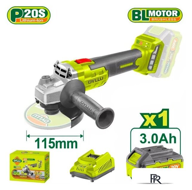 Угловая шлифмашина Dyllu DTLAPM21 (с 1-им АКБ) - Изображение №1 — Интернет-магазин ПроЗаказ