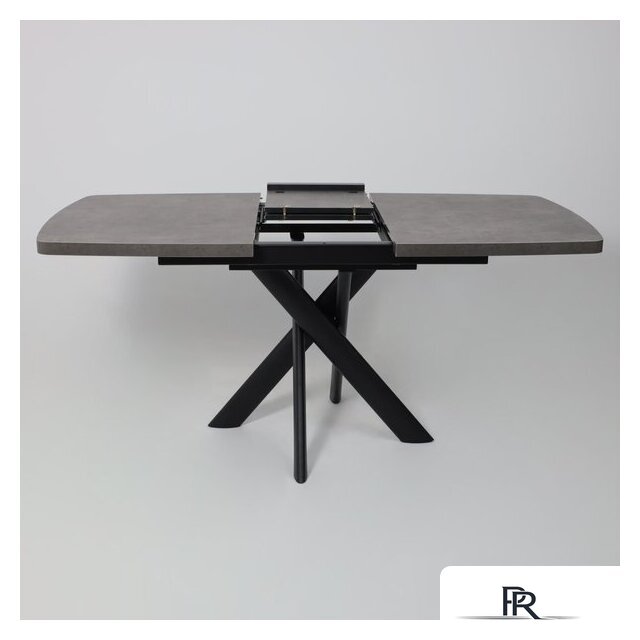 Кухонный стол Мамадома Leonel-130 раздвижной 130-165х85 (дымчатая керамика/черный) - Изображение №20 — Интернет-магазин ПроЗаказ