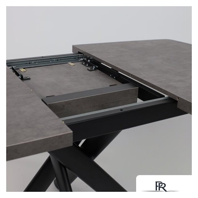 Кухонный стол Мамадома Leonel-130 раздвижной 130-165х85 (дымчатая керамика/черный) - Изображение №14 — Интернет-магазин ПроЗаказ