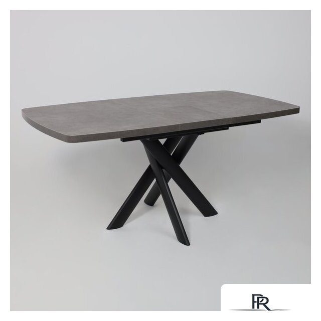 Кухонный стол Мамадома Leonel-130 раздвижной 130-165х85 (дымчатая керамика/черный) - Изображение №17 — Интернет-магазин ПроЗаказ