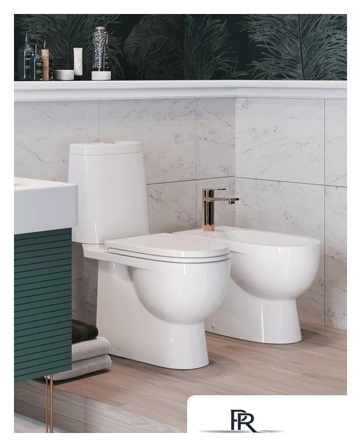 Унитаз напольный Sanita Luxe Fest Comfort WC.CC/Fest/2-DM/WHT.G/S1 - Изображение №5 — Интернет-магазин ПроЗаказ