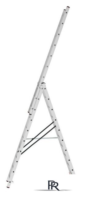 Лестница-стремянка Новая высота NV 223 алюминиевая трёхсекционная 3x10 ступеней - Изображение №4 — Интернет-магазин ПроЗаказ