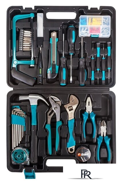 Набор домашнего мастера Bort BTK-100 (100 предметов) - Изображение №2 — Интернет-магазин ПроЗаказ
