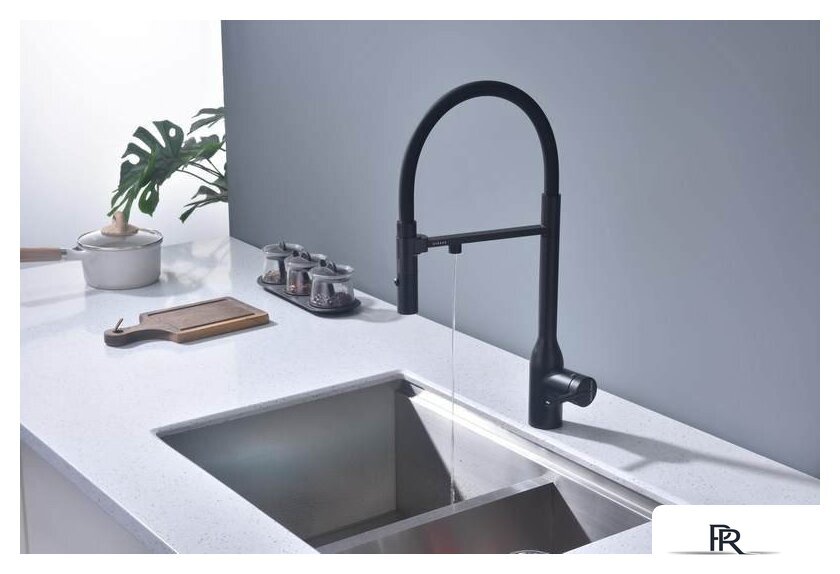 Смеситель Paulmark Magneto One Ma213188-AN (черный/антрацит) - Изображение №6 — Интернет-магазин ПроЗаказ