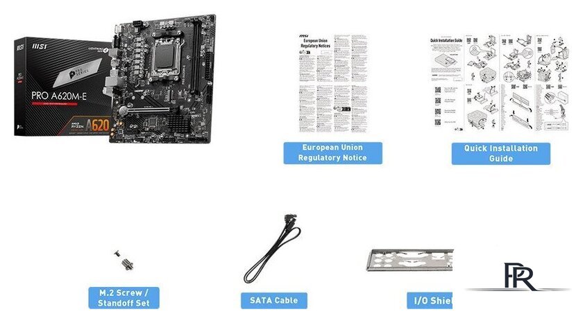 Материнская плата MSI PRO A620M-E - Изображение №2 — Интернет-магазин ПроЗаказ