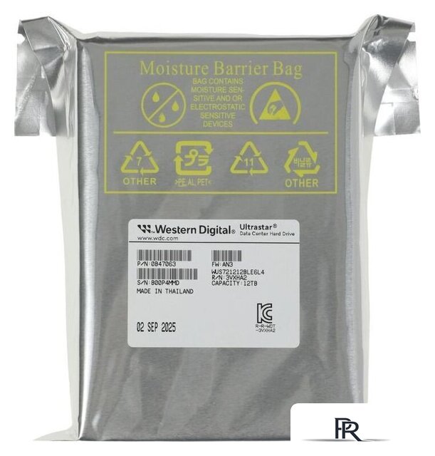 Жесткий диск WD Ultrastar DC HC340 12TB WUS721212BLE6L4 - Изображение №6 — Интернет-магазин ПроЗаказ