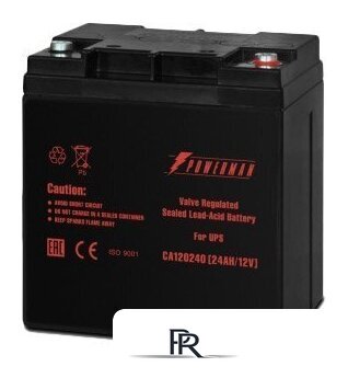 Аккумулятор для ИБП Powerman CA12240/UPS (12В/24 А·ч) - Изображение №1 — Интернет-магазин ПроЗаказ