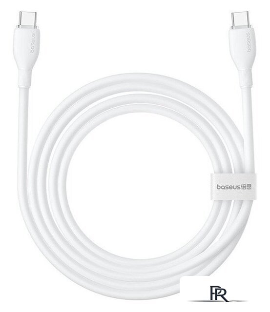 Кабель Baseus Ultra-Fast Fast Charging 100W USB Type-C - USB Type-C (1 м, белый) - Изображение №1 — Интернет-магазин ПроЗаказ