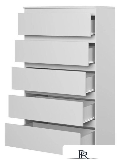 Комод НК-Мебель Stern Т-8 5-я 72676244 (16 мм, белый) - Изображение №2 — Интернет-магазин ПроЗаказ