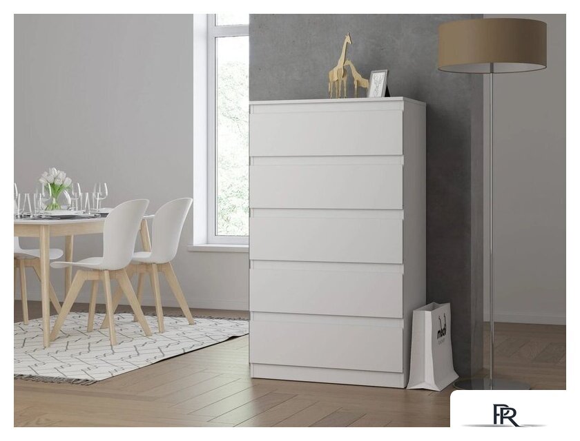 Комод НК-Мебель Stern Т-8 5-я 72676244 (16 мм, белый) - Изображение №4 — Интернет-магазин ПроЗаказ