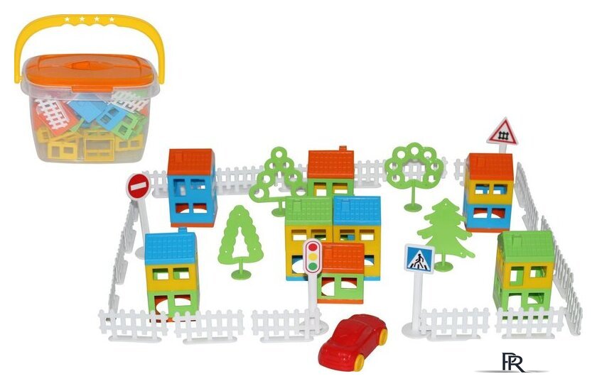 Конструктор Полесье 56412 Построй свой город - Изображение №2 — Интернет-магазин ПроЗаказ