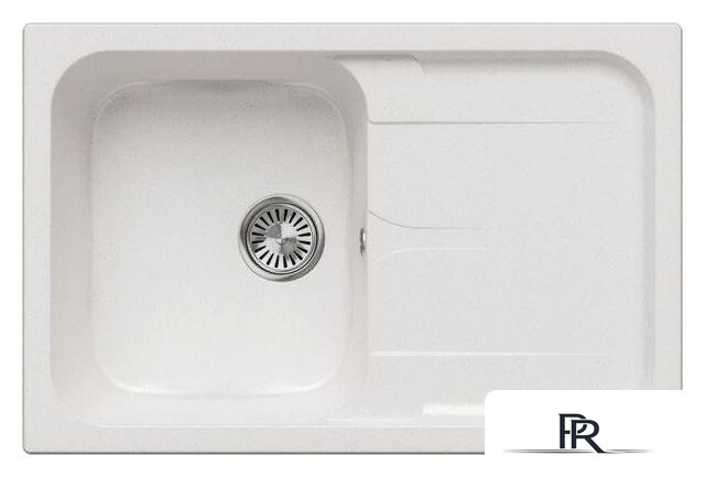 Кухонная мойка Polygran Alto 780 (белый хлопок) - Изображение №1 — Интернет-магазин ПроЗаказ