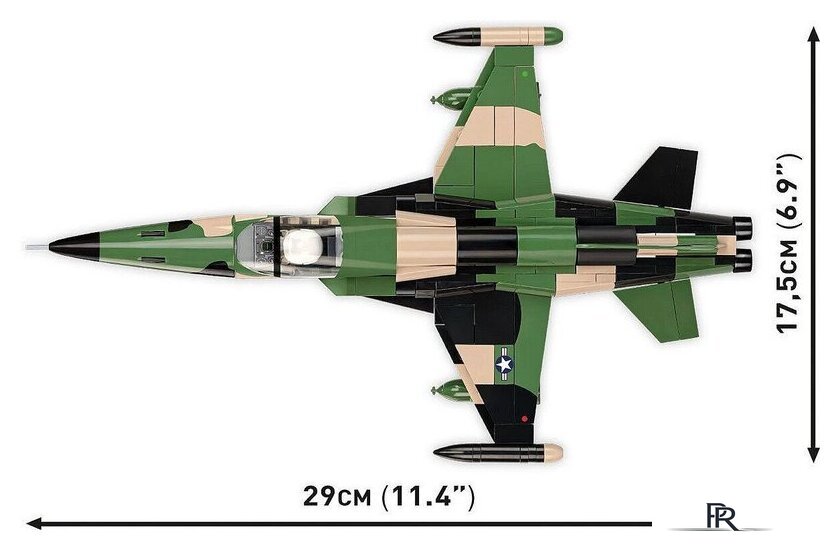 Конструктор Cobi Historical Collection Vietnam War Northrop F-5A Freedom Fighter - Изображение №10 — Интернет-магазин ПроЗаказ
