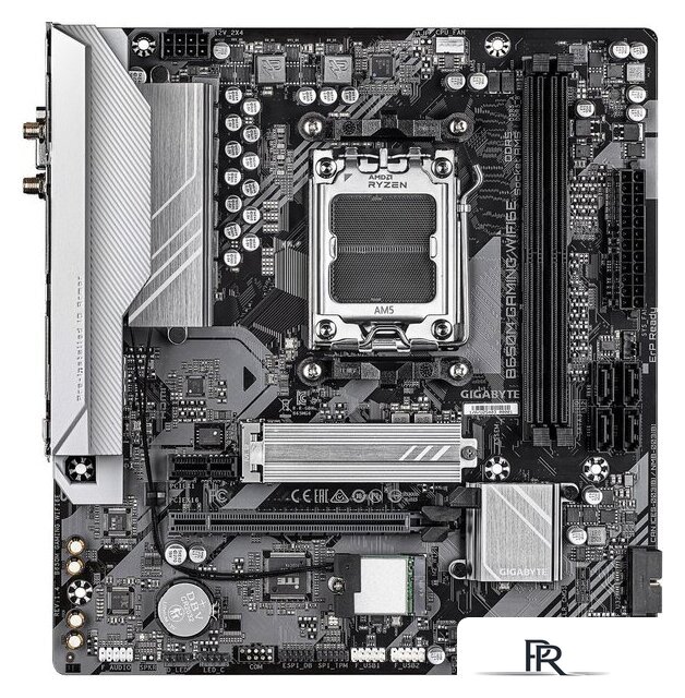 Материнская плата Gigabyte B650M Gaming WiFi6E (rev. 1.4) - Изображение №1 — Интернет-магазин ПроЗаказ