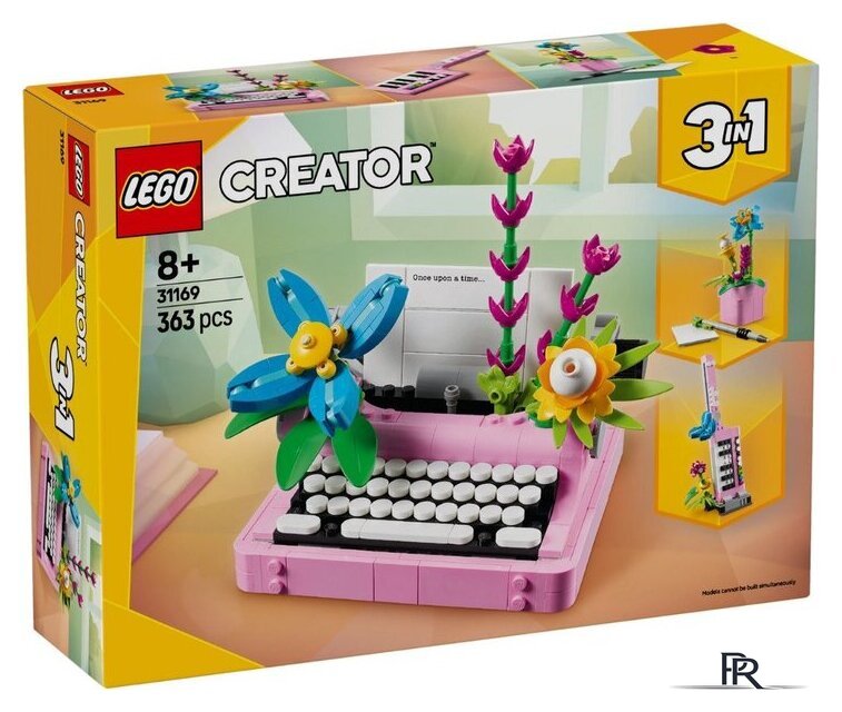 Конструктор LEGO Creator 3 в 1 31169 Пишущая машинка с цветами - Изображение №1 — Интернет-магазин ПроЗаказ