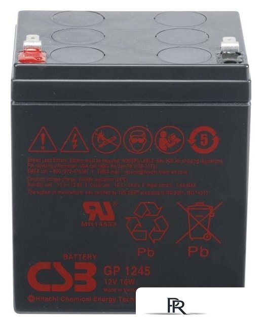 Аккумулятор для ИБП CSB Battery GP1245 16W F2 (12В/4.5Ач) - Изображение №1 — Интернет-магазин ПроЗаказ