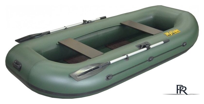 Гребная лодка Муссон B-290 PC (зеленый) - Изображение №2 — Интернет-магазин ПроЗаказ