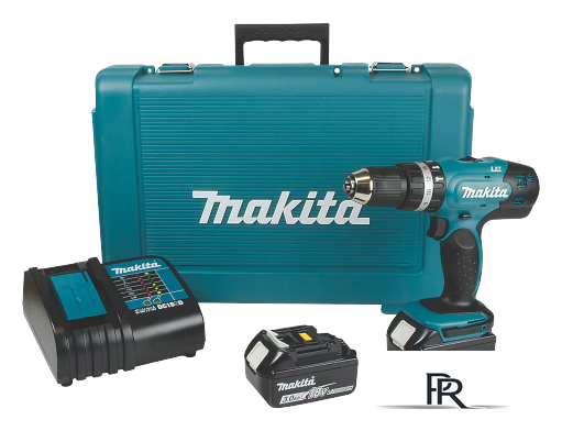 Ударная дрель-шуруповерт Makita DHP453SFE (с 2-мя АКБ, кейс) - Изображение №1 — Интернет-магазин ПроЗаказ