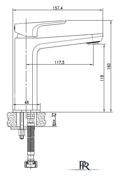 Смеситель Cersanit Nature 63063 - Изображение №2 — Интернет-магазин ПроЗаказ