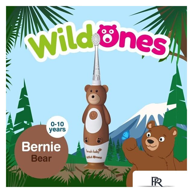 Электрическая зубная щетка Brush-Baby WildOnes Bear - Изображение №4 — Интернет-магазин ПроЗаказ
