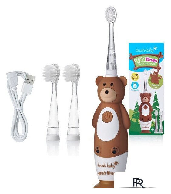 Электрическая зубная щетка Brush-Baby WildOnes Bear - Изображение №1 — Интернет-магазин ПроЗаказ