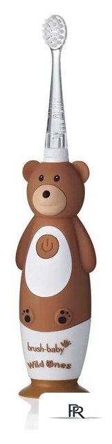 Электрическая зубная щетка Brush-Baby WildOnes Bear - Изображение №2 — Интернет-магазин ПроЗаказ