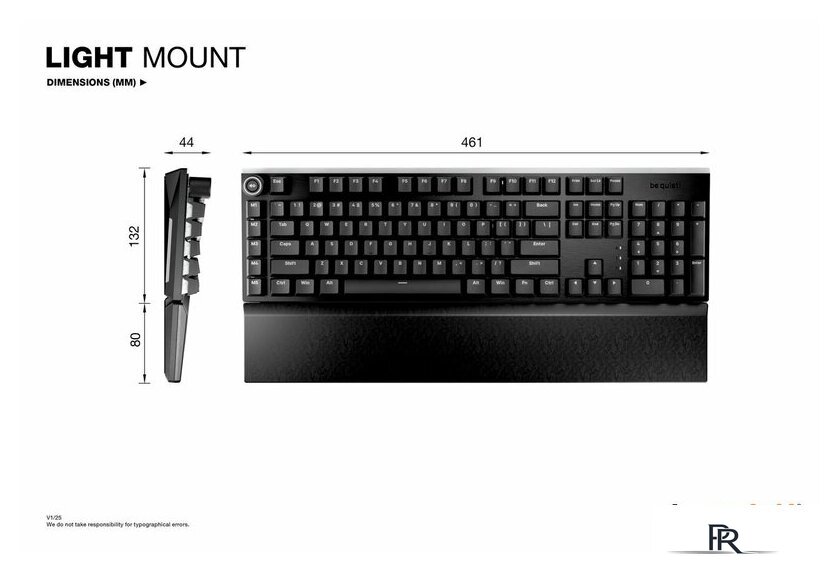 Клавиатура be quiet! Light Mount Silent Linear BT003US - Изображение №9 — Интернет-магазин ПроЗаказ