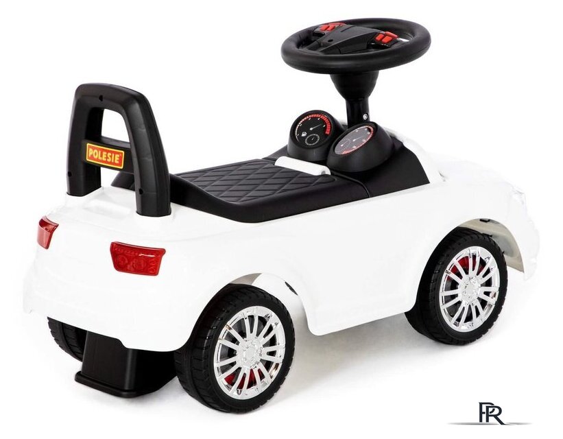 Каталка Полесье SuperCar №5 84538 (белый) - Изображение №4 — Интернет-магазин ПроЗаказ
