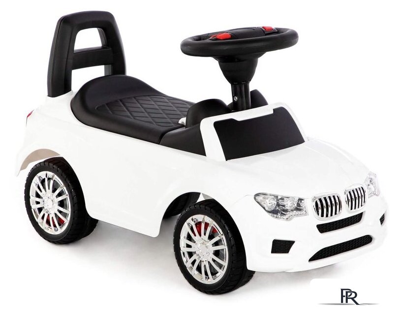 Каталка Полесье SuperCar №5 84538 (белый) - Изображение №2 — Интернет-магазин ПроЗаказ