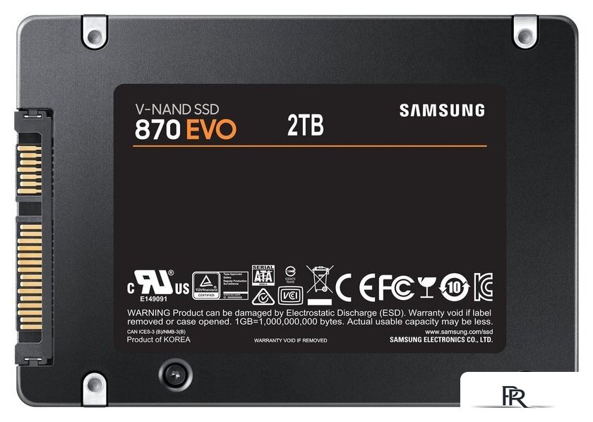 SSD Samsung 870 Evo 4TB MZ-77E4T0BW - Изображение №2 — Интернет-магазин ПроЗаказ