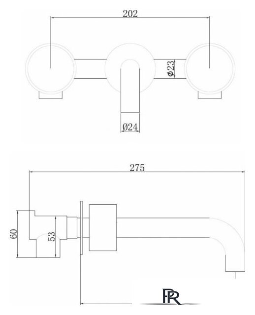 Смеситель Abber Wasser Kreis AF81122G (золото матовое) - Изображение №3 — Интернет-магазин ПроЗаказ