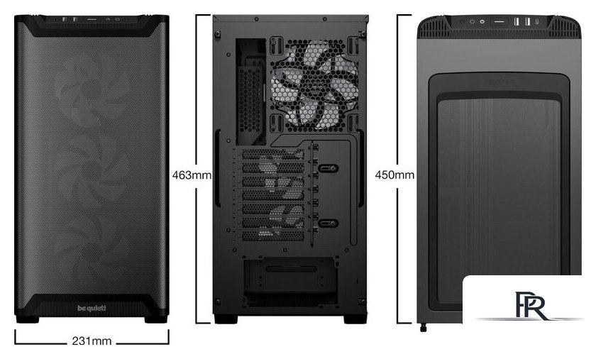 Корпус be quiet! Pure Base 501 LX Black BGW78 - Изображение №2 — Интернет-магазин ПроЗаказ