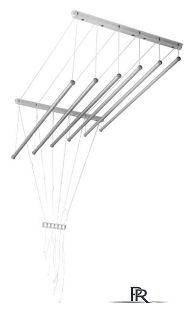 Сушилка для белья Familia Потолочная 5 стержней 200 см FAM-5200 - Изображение №1 — Интернет-магазин ПроЗаказ