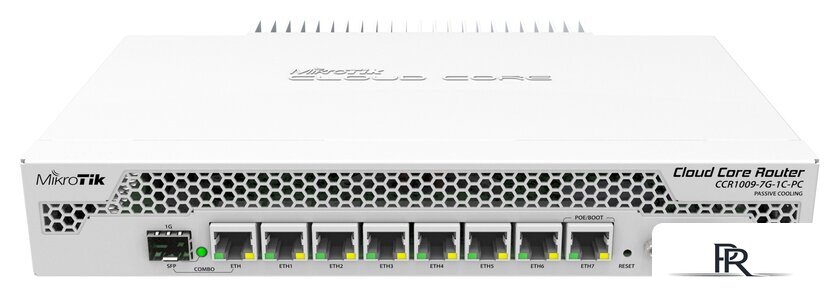 Маршрутизатор Mikrotik Cloud Core [CCR1009-7G-1C-PC] - Изображение №1 — Интернет-магазин ПроЗаказ